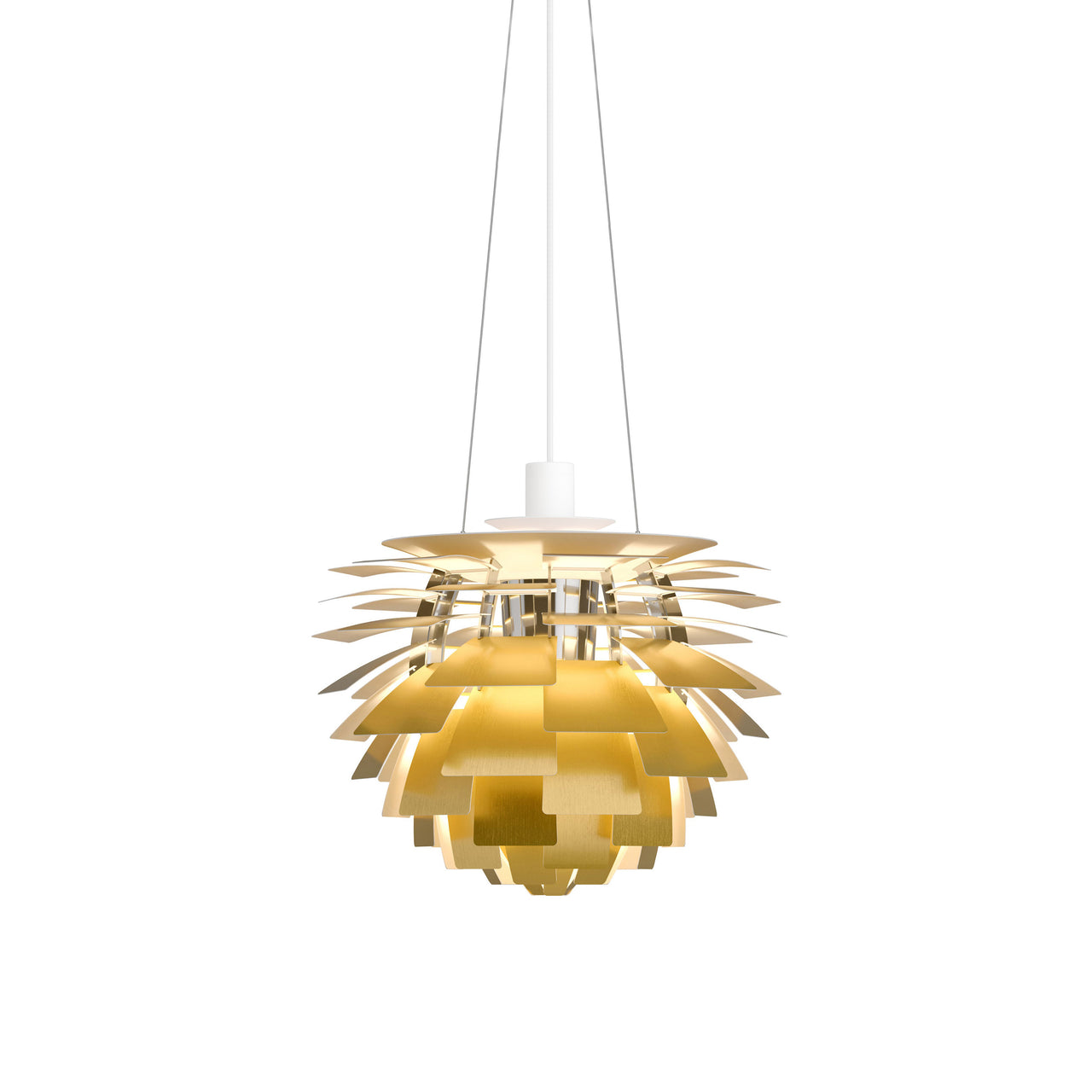 PH Artichoke Pendant: Small - Quick Ship + Brass