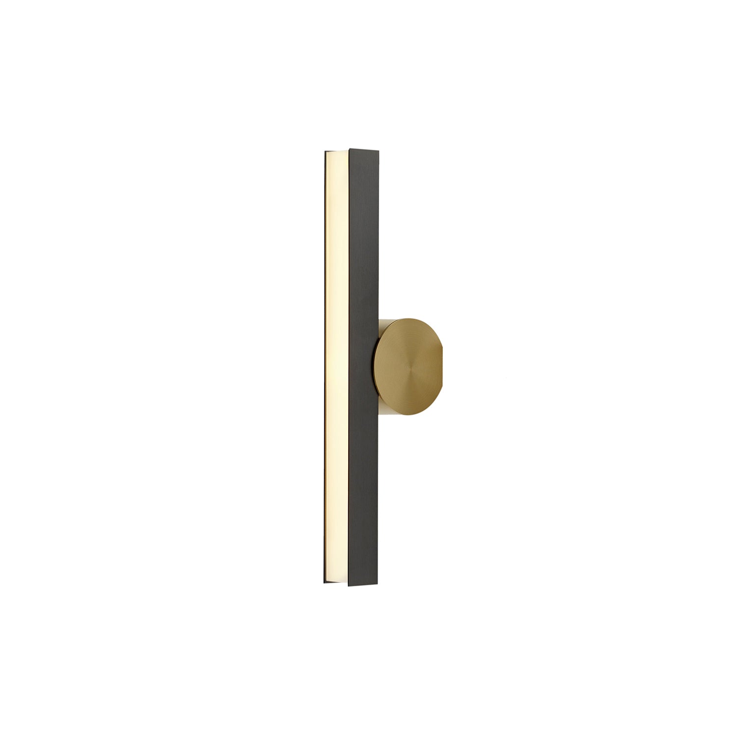 Calé(e) Wall Light: Version 2 + Satin Graphite + Satin Brass