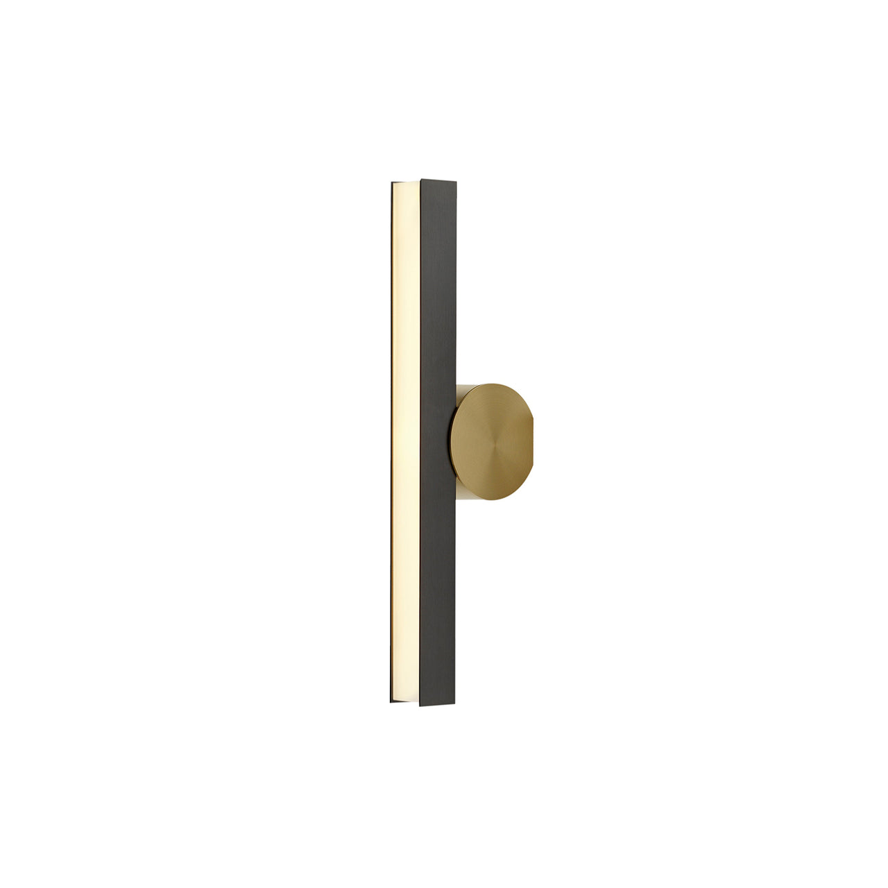 Calé(e) Wall Light: Version 2 + Satin Graphite + Satin Brass