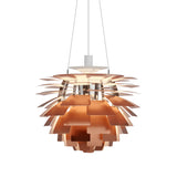 PH Artichoke Pendant: Medium + Copper + White