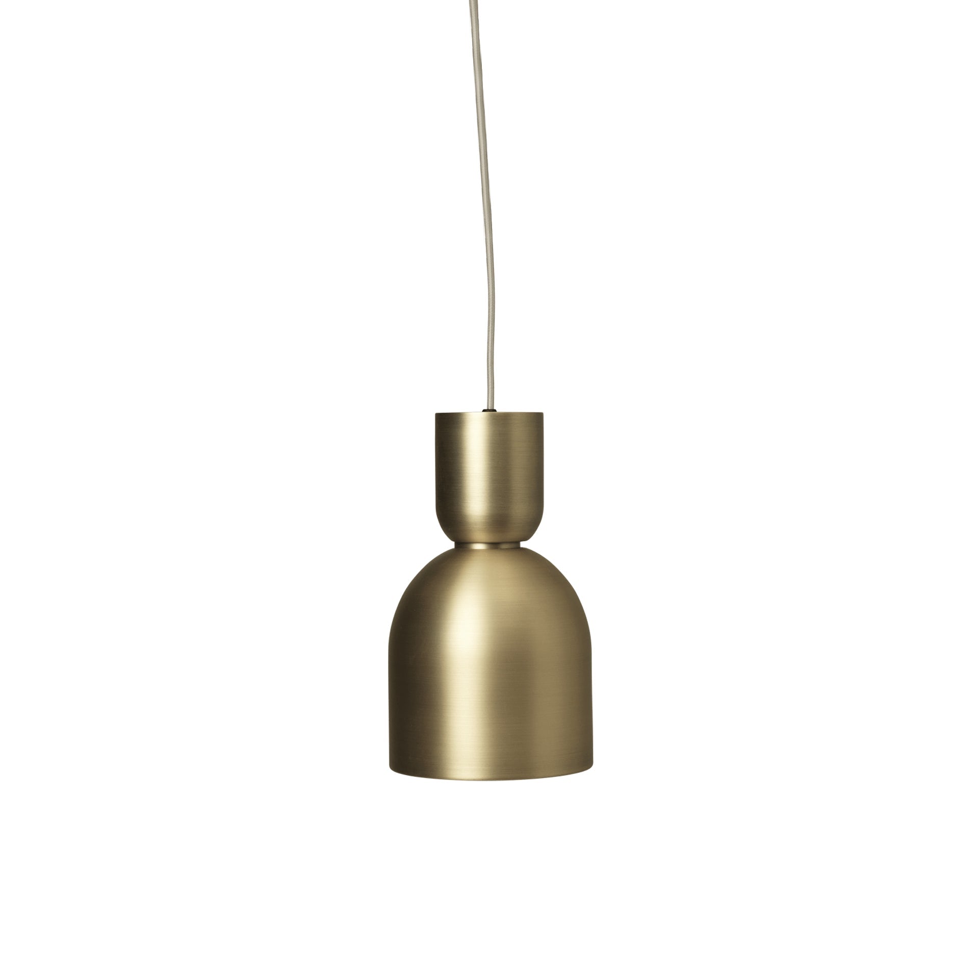 Collect Lighting: Pendant + Bell + Brass