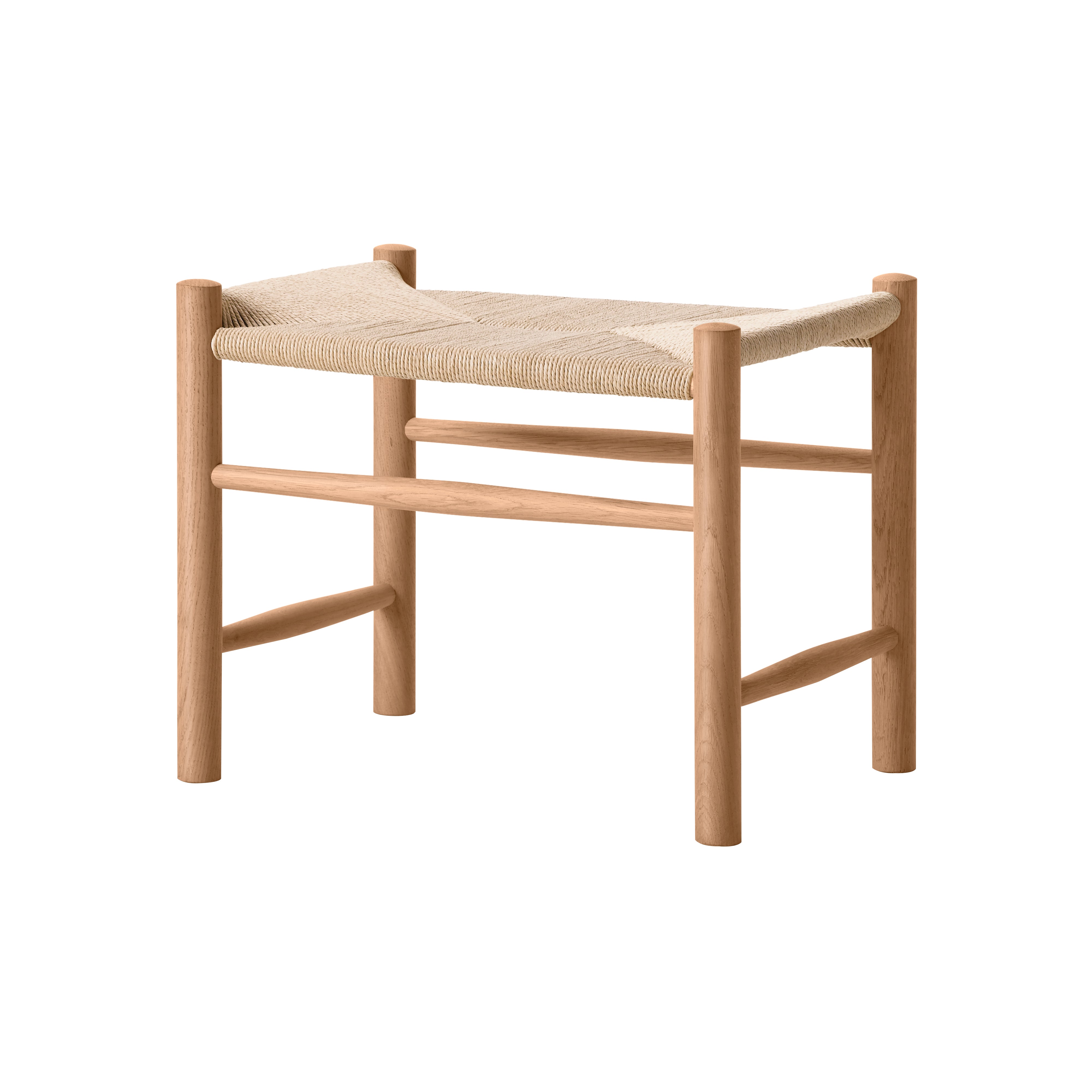 Wegner J16 Stool: Natural + Oiled Oak