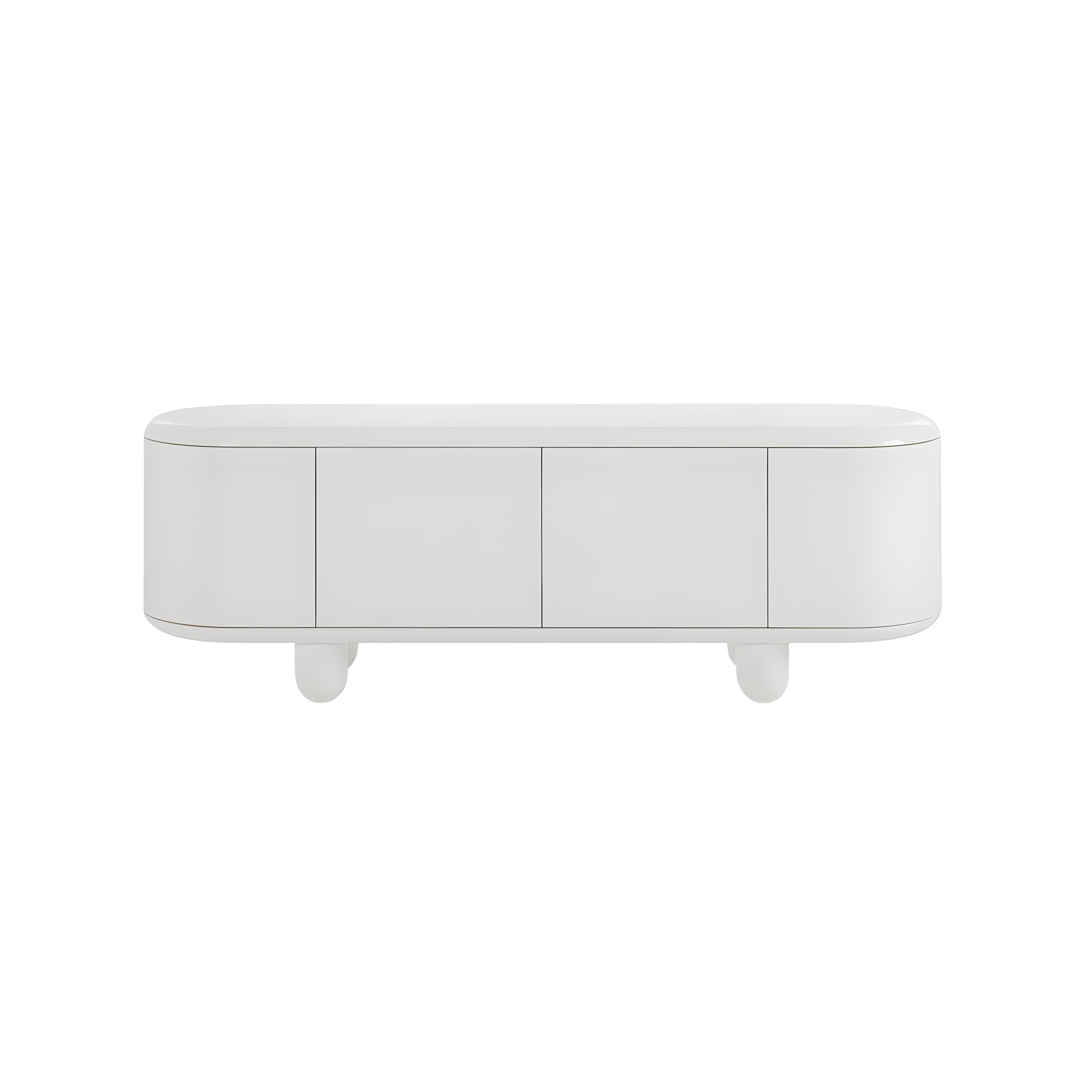 Explorer Cabinet: Small + Small - 72.4 + White + Blue