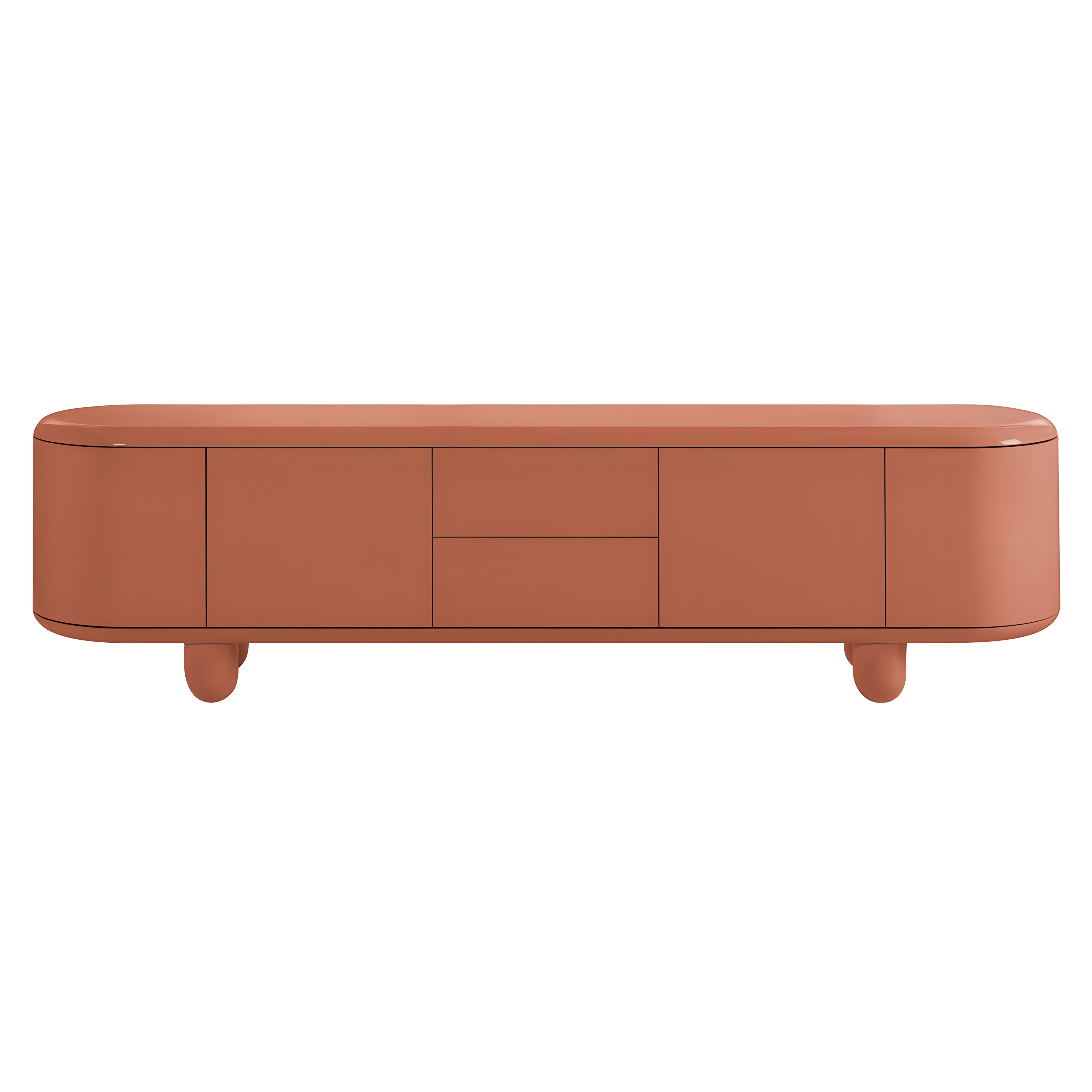 Explorer Cabinet: Small + Large - 92.1 + Salmon + Yellow