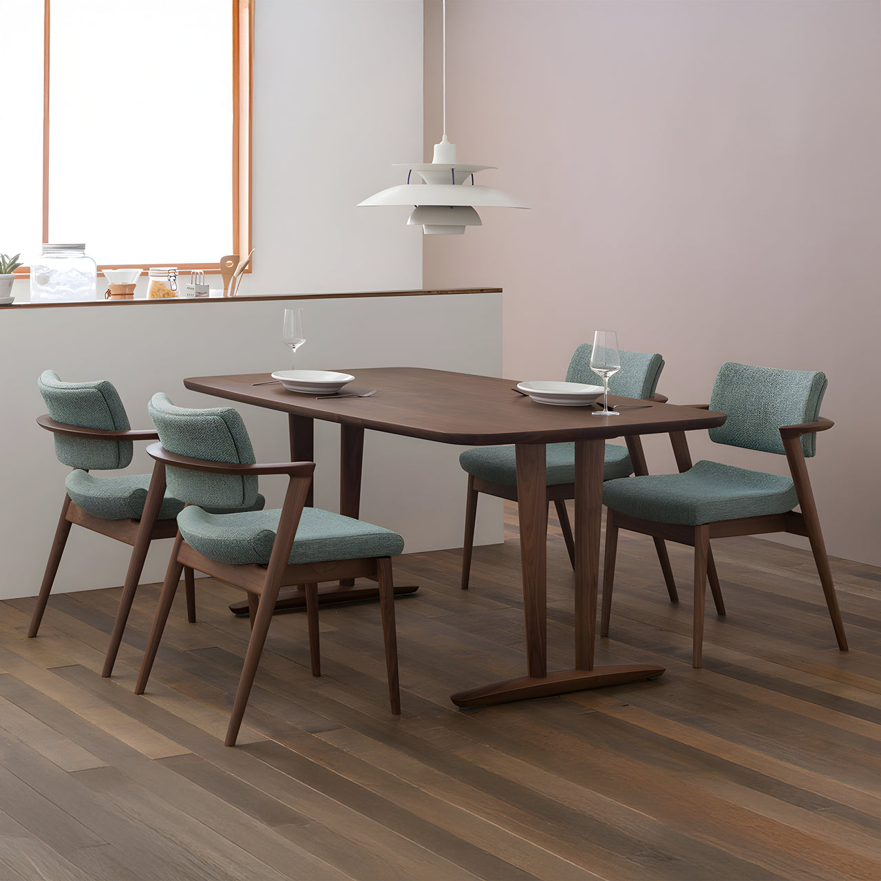 Seoto-EX High Semi-Armchair: Seat + Back Upholstered