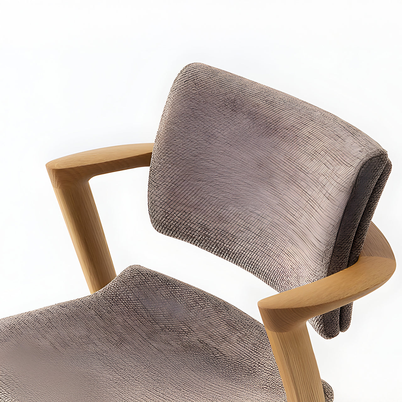 Seoto-EX High Semi-Armchair: Seat + Back Upholstered