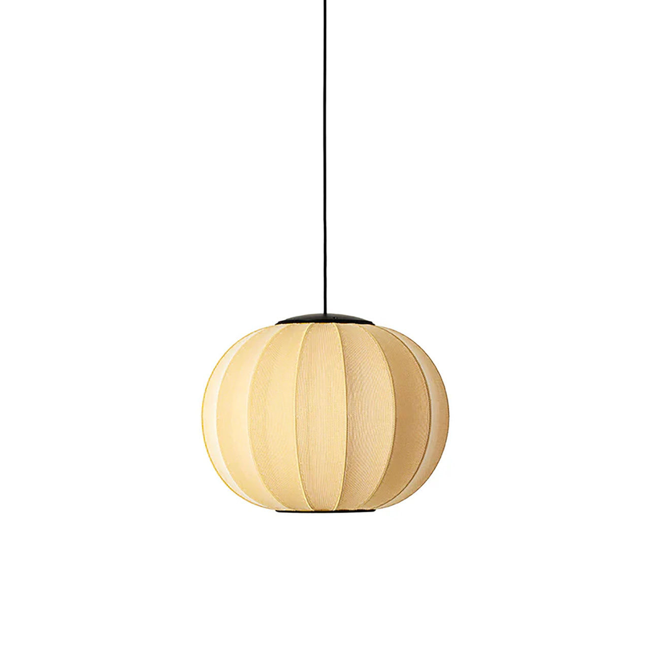 Knit-Wit Oval Pendant Lamp: Medium - 22.4