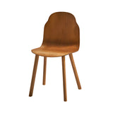 Body Dining Chair: Without Armrest + Calabaza Ash