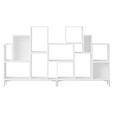 Stacked Storage System: Bookcase - Quick Ship + Configuration 3 + White