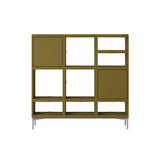 Stacked Storage System: Hallway - Quick Ship + Configuration 3 + Brown Green