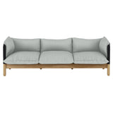 Tepee 3 Seater Sofa: Oak + Black