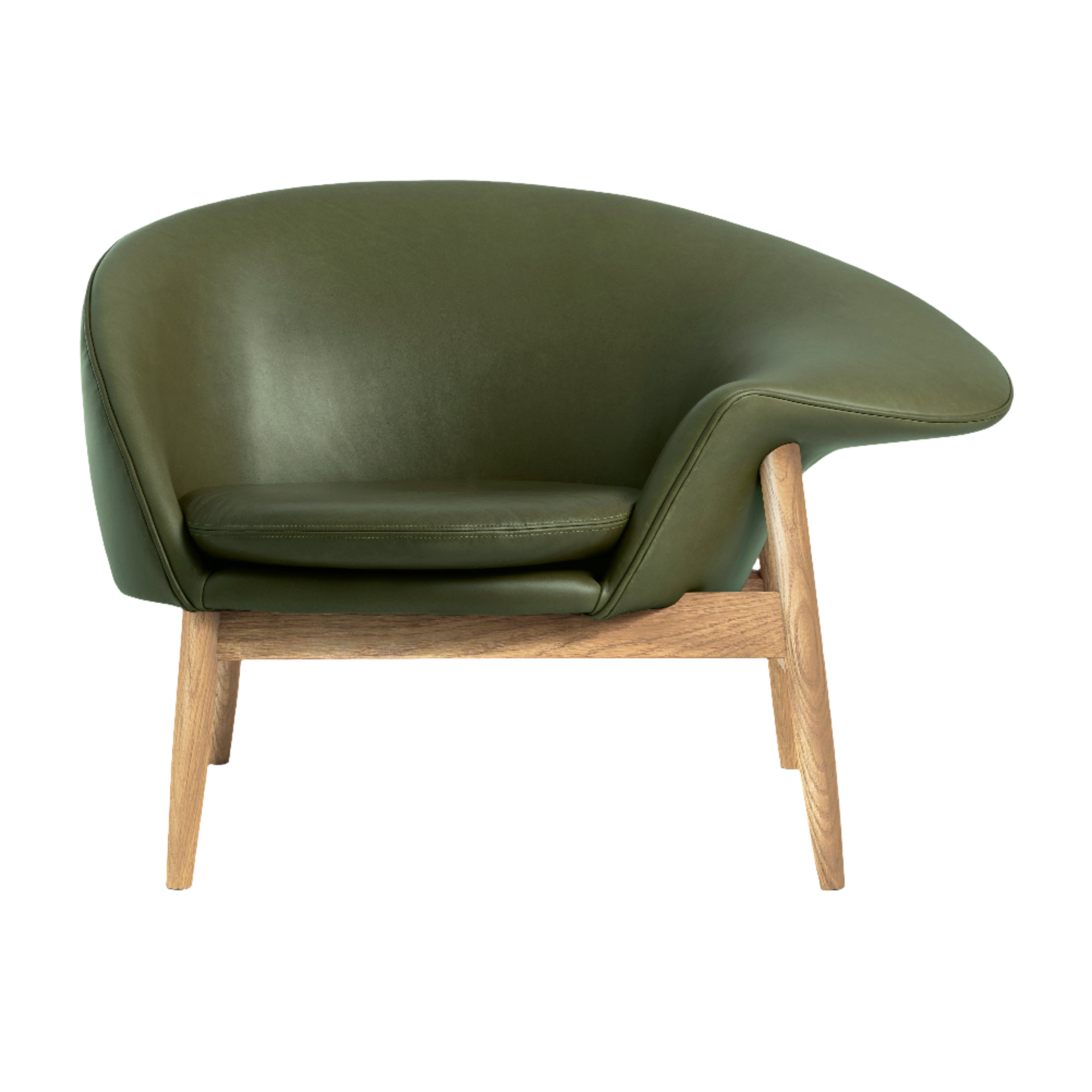 Fried Egg Lounge Chair: Right + Oiled Oak