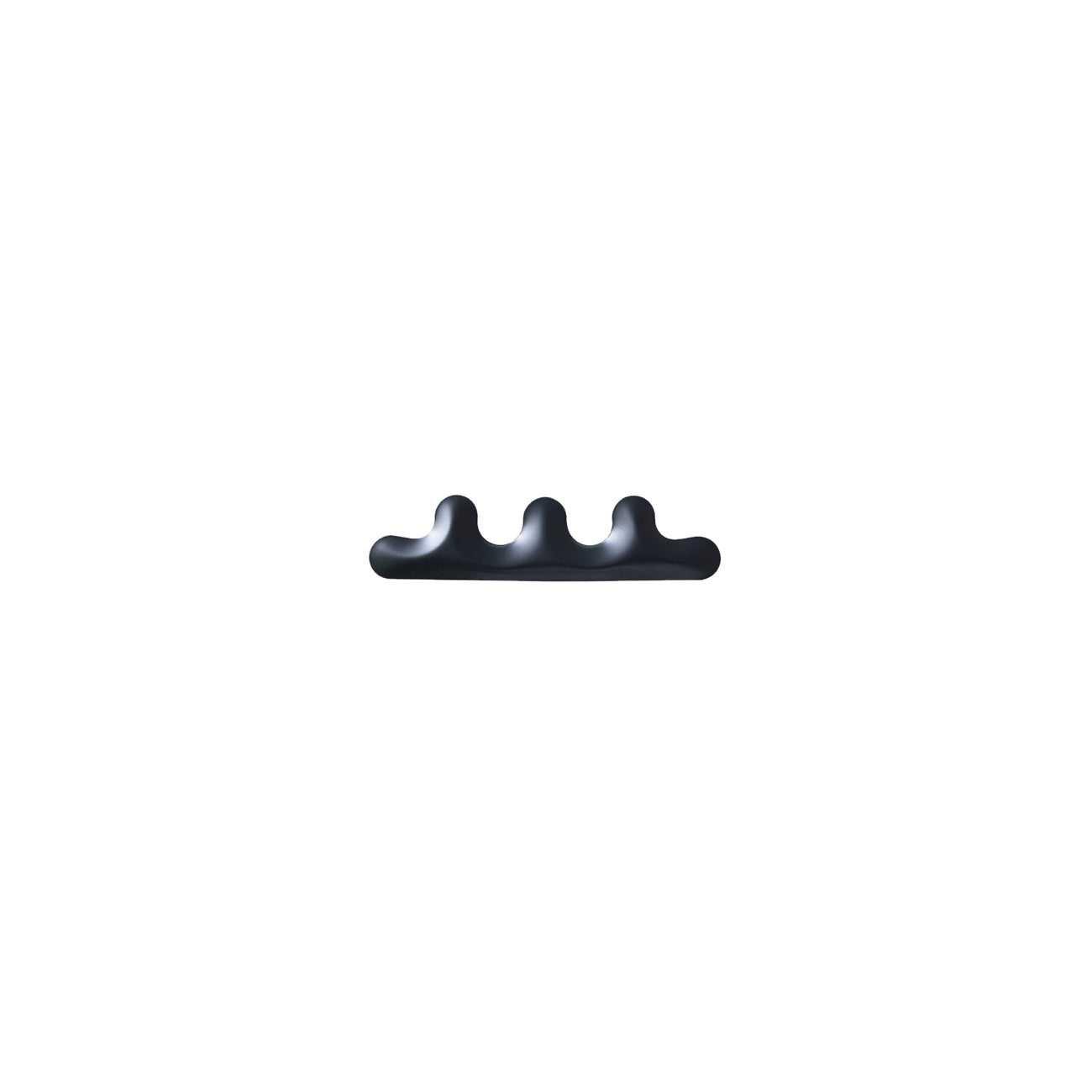 Kamm Wall Hanger: Graphite Grey Matt Steel