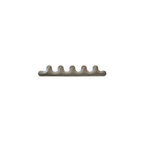 Kamm Wall Hanger: 5 + Beige Grey Matt Steel