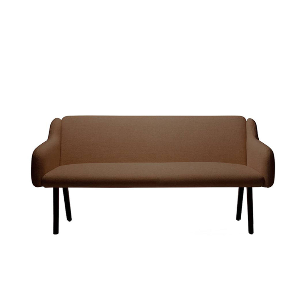 Anyway 2 Seater Sofa: Low + Black