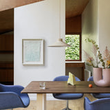Fiber Conference Armchair: Swivel Base + Recycled Shell