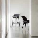 Hyg Bar Stool: Wood Base + Full Upholstered