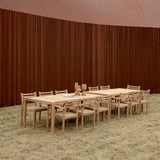AH502 Outdoor Dining Chair with Armrest: Stacking