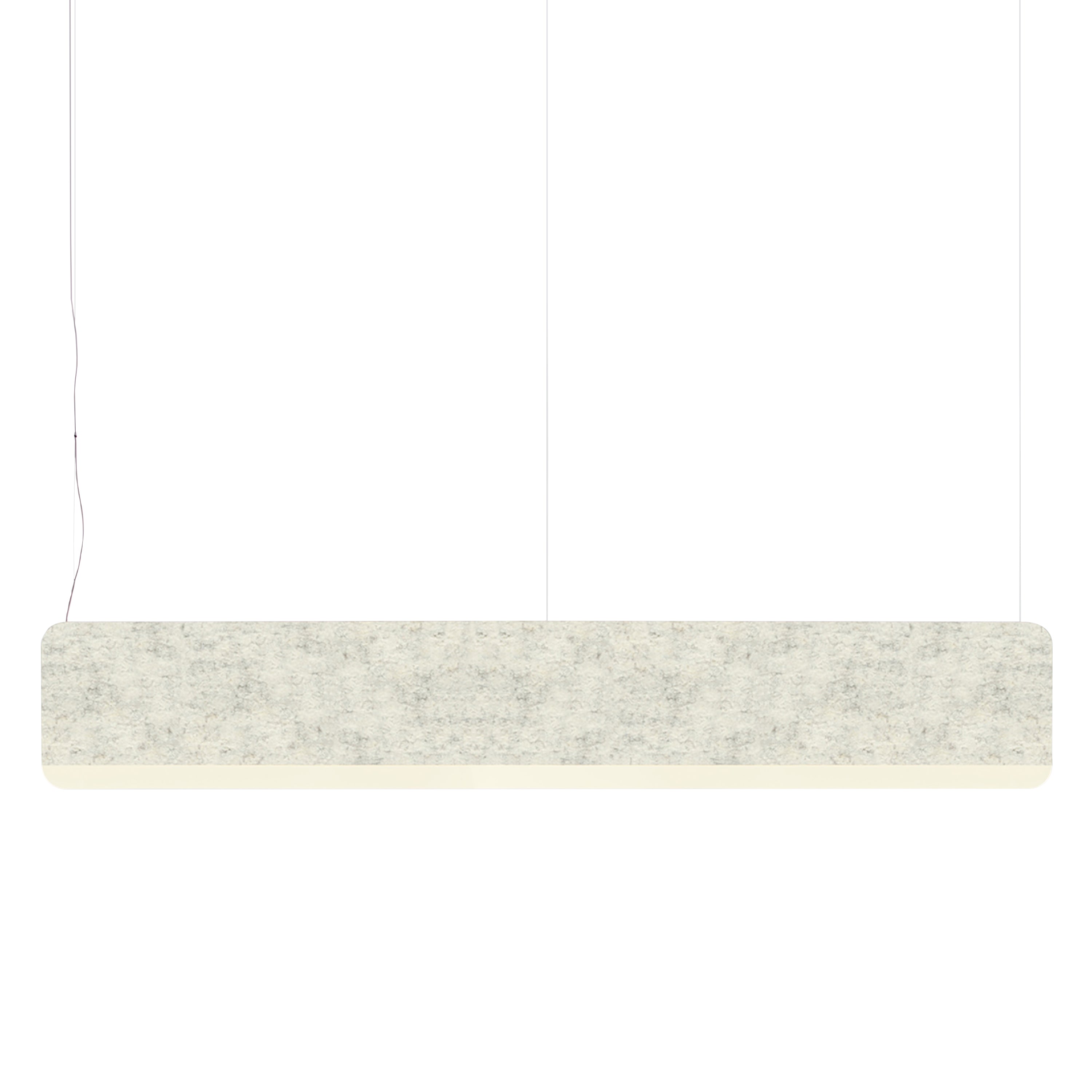 Slab 210 Pendant Light: White Wool