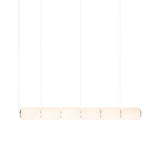 Column 175 Horizontal Pendant: 6 Units + Ivory