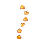 Pebble Chandelier 6: Helix + Citrine