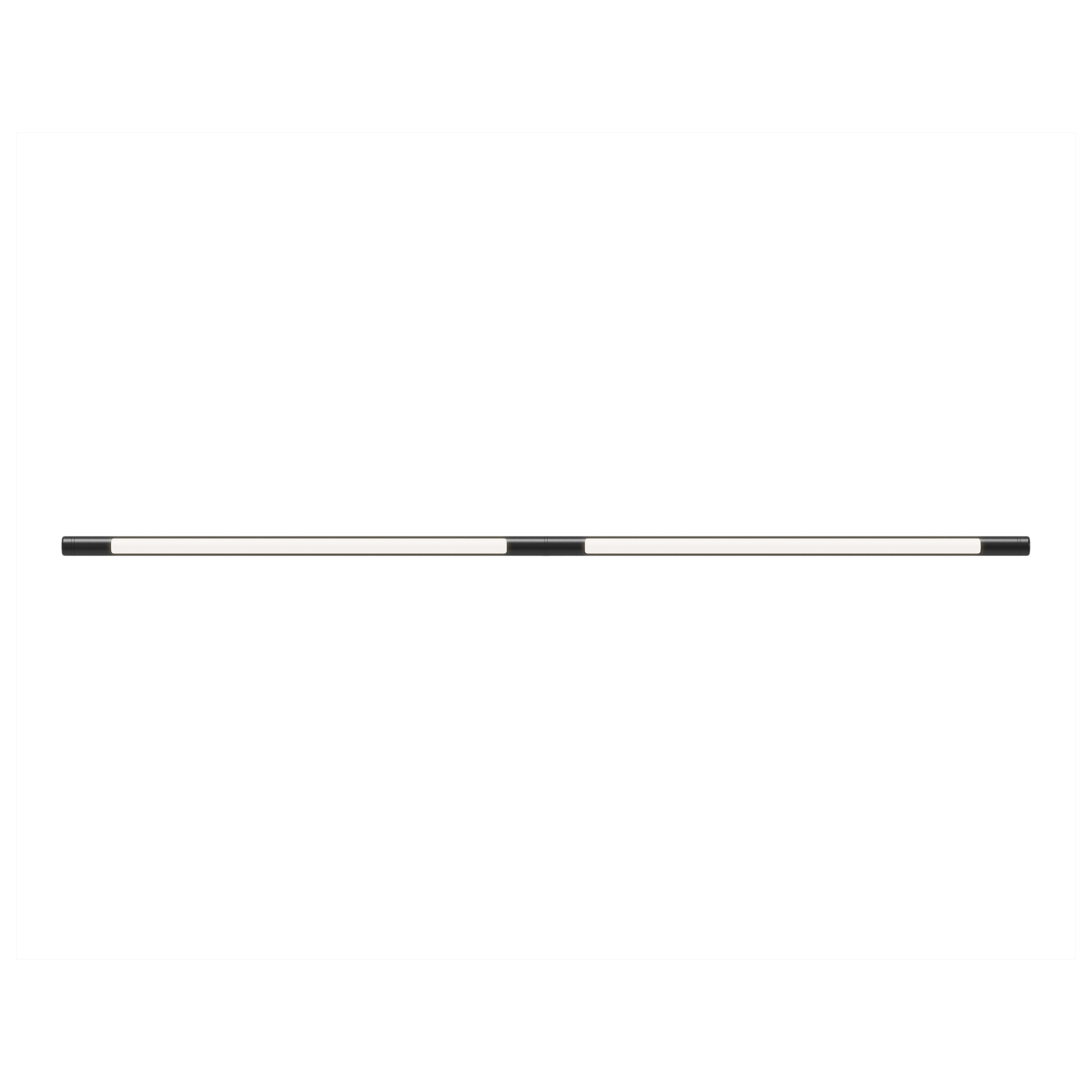 Pipeline 125.2 Linear Ceiling/Wall Light: Black