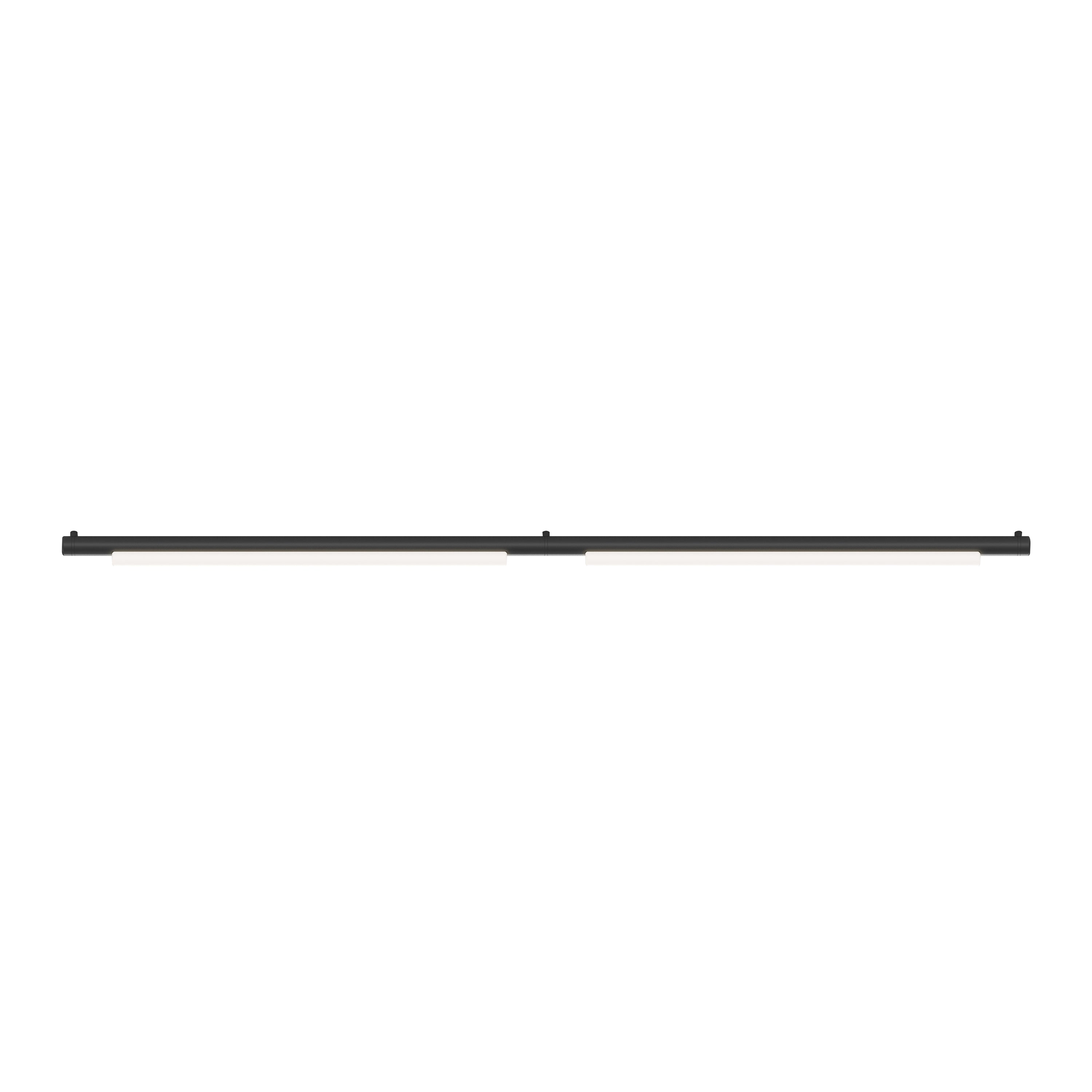 Pipeline 125.2 Linear Ceiling/Wall Light: Black