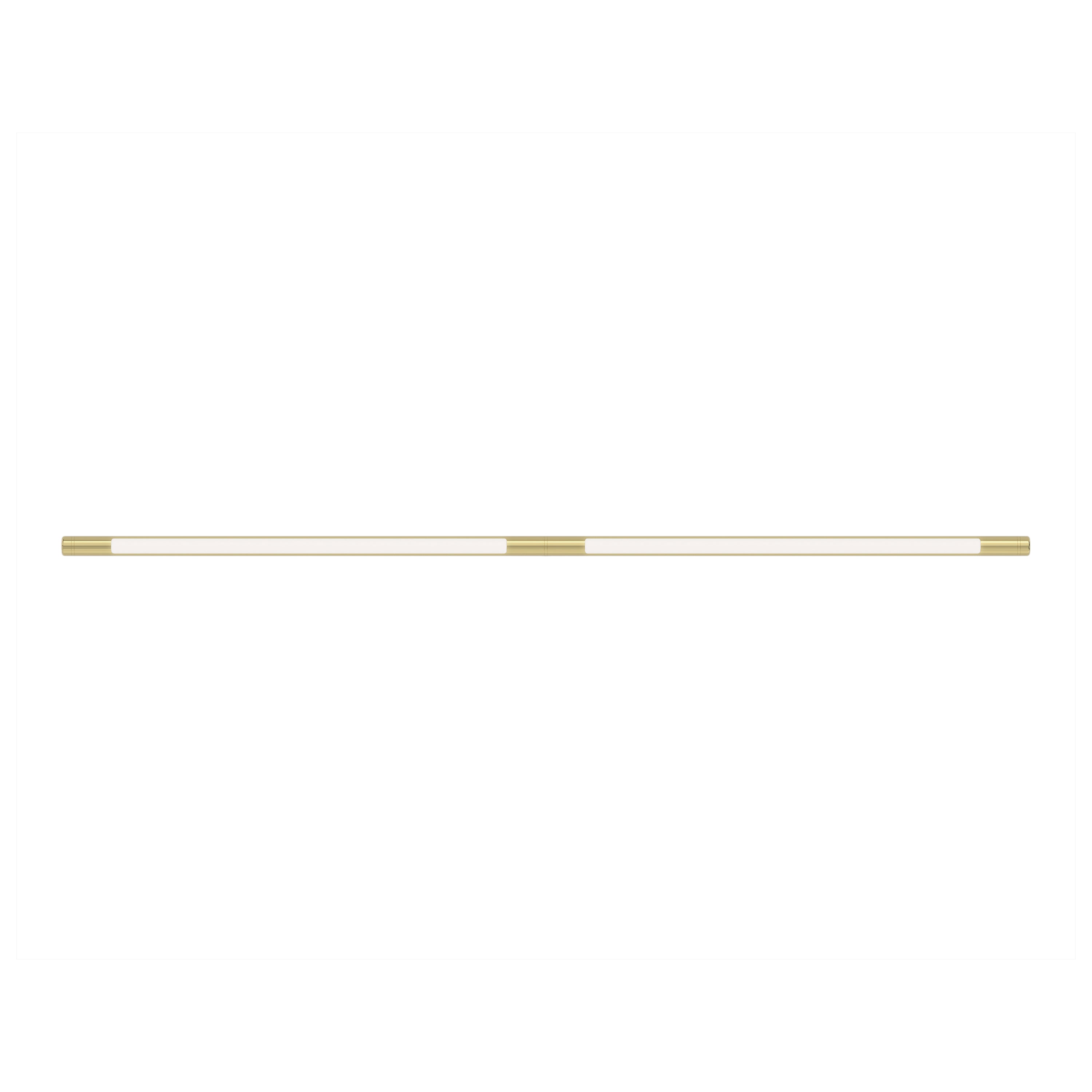 Pipeline 125.2 Linear Ceiling/Wall Light: Brass