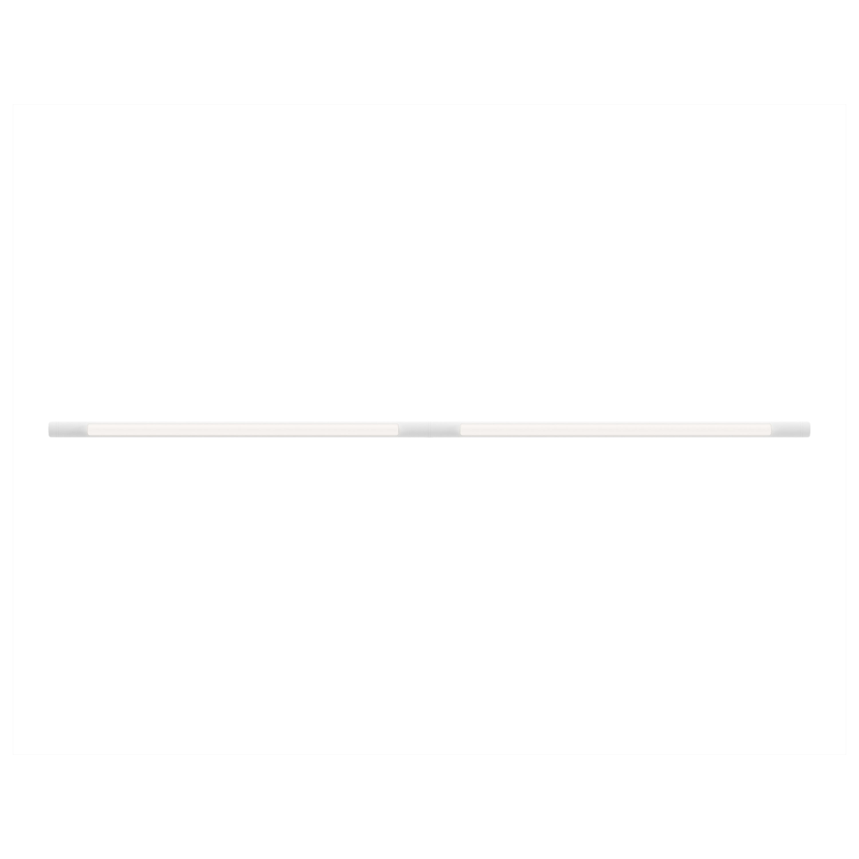Pipeline 125.2 Linear Ceiling/Wall Light: White