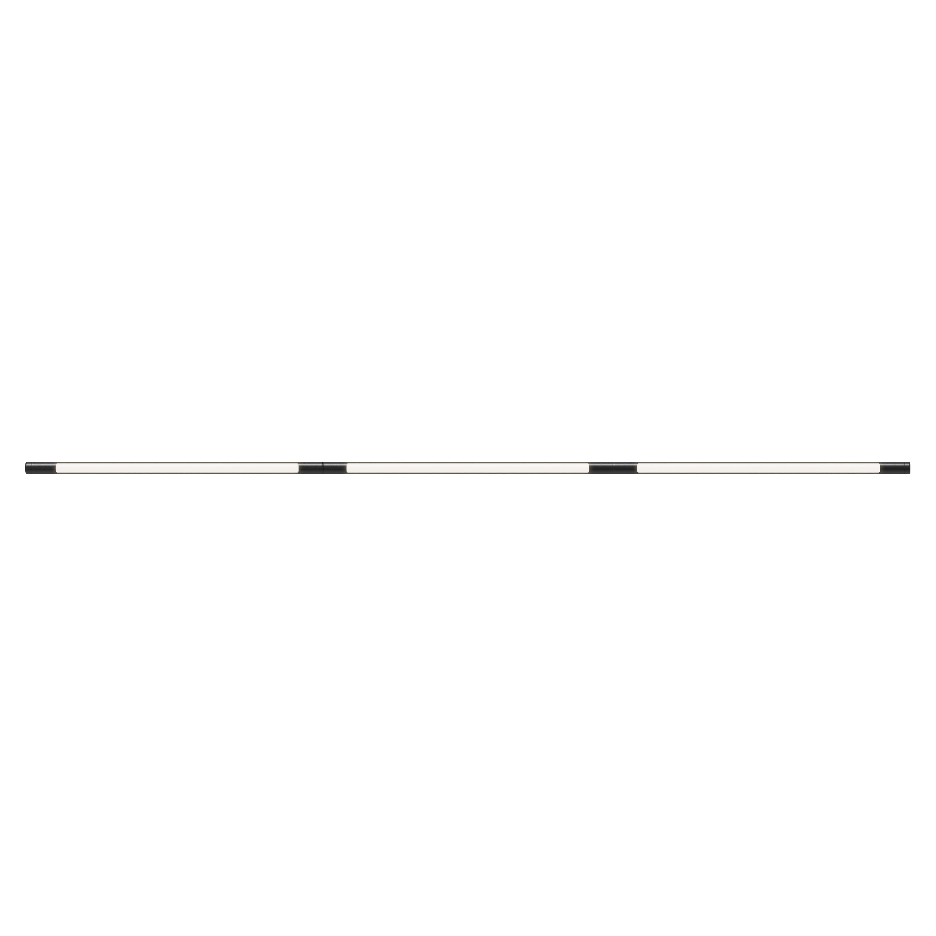 Pipeline 125.3 Linear Ceiling/Wall Light: Black