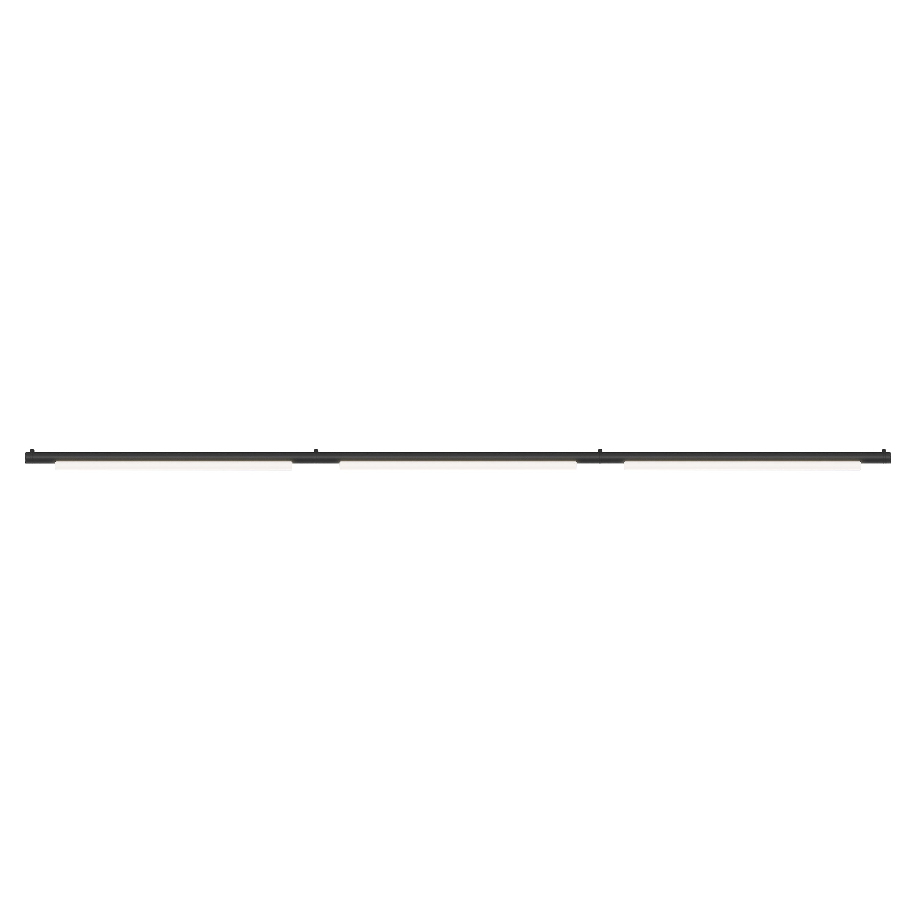 Pipeline 125.3 Linear Ceiling/Wall Light: Black