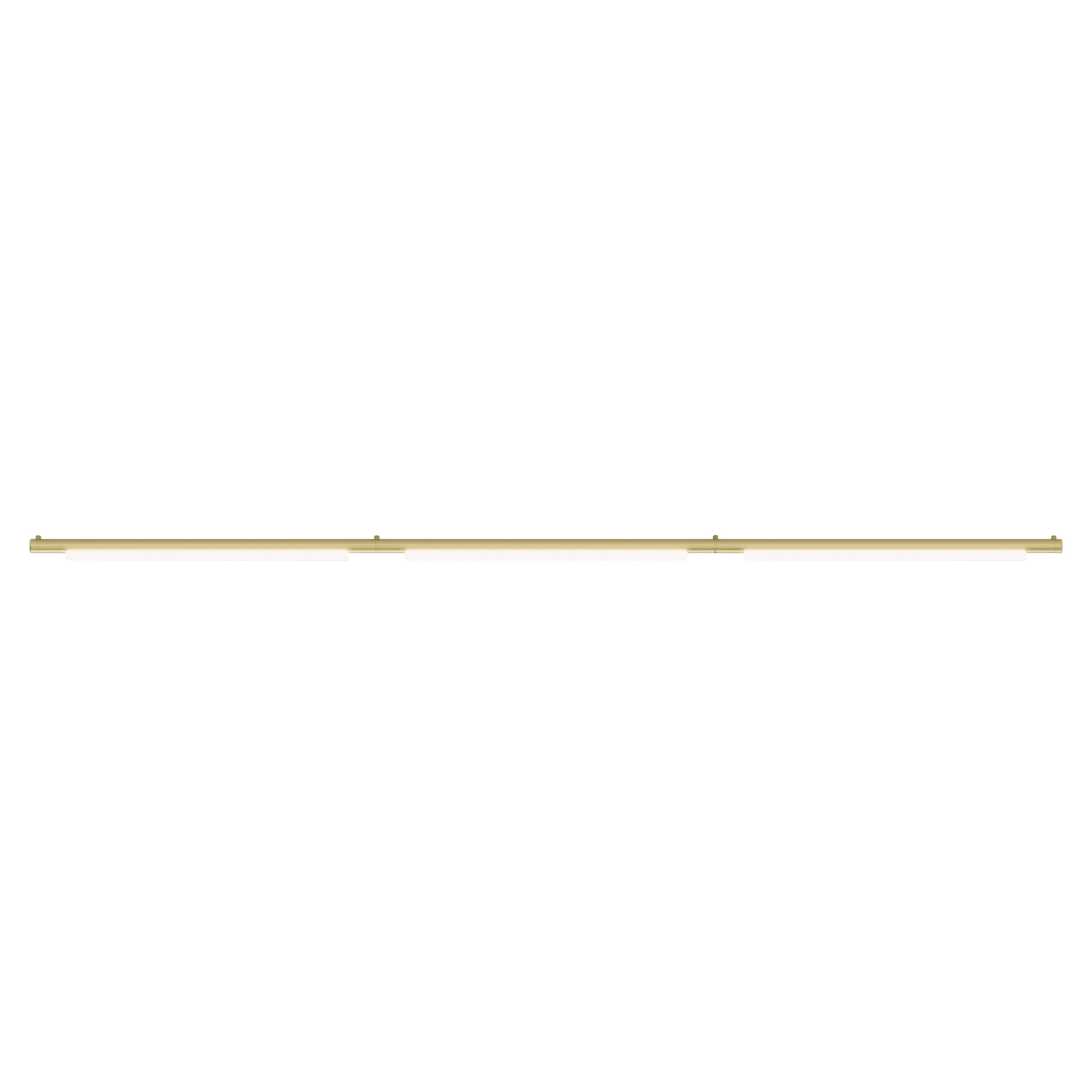 Pipeline 125.3 Linear Ceiling/Wall Light: Brass