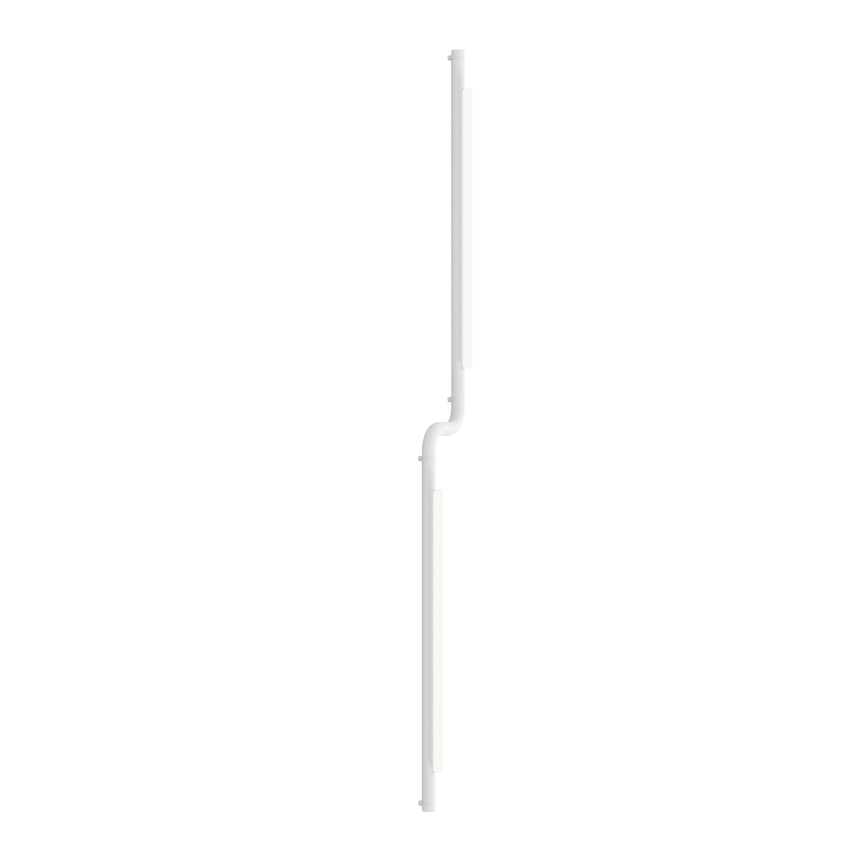 Pipeline CM3 Ceiling/Wall Light: White + White