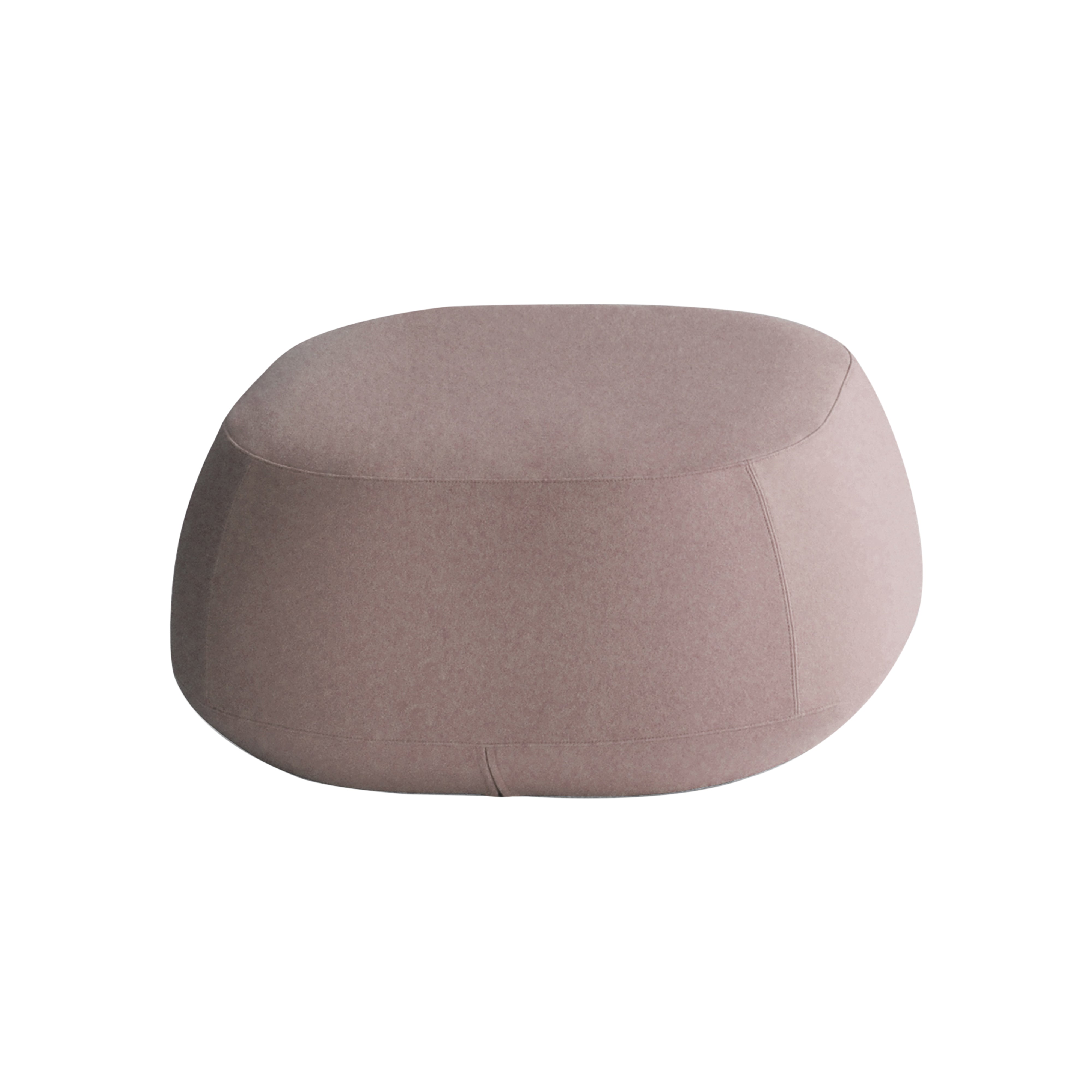Ile Square Pouf: Pouf + Large - 49.6