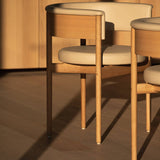 Minatomirai Cafe Side Chair N-SC01: Upholstered