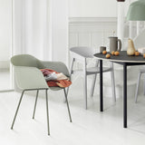 Fiber Armchair: Tube Base + Recycled Shell