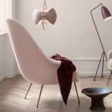 Bat Lounge Chair High Back: Conic Base