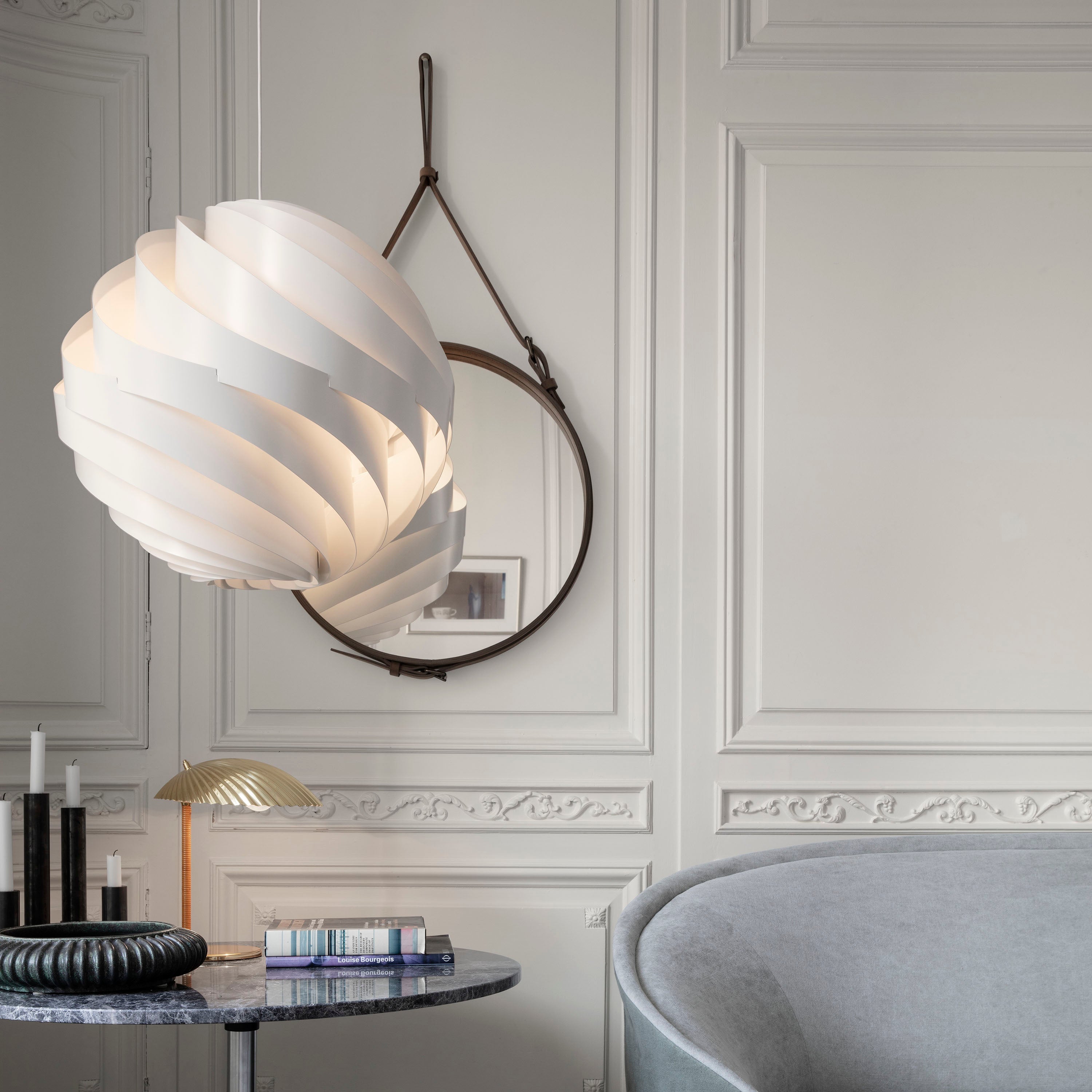 Adnet Circulaire Wall Mirror