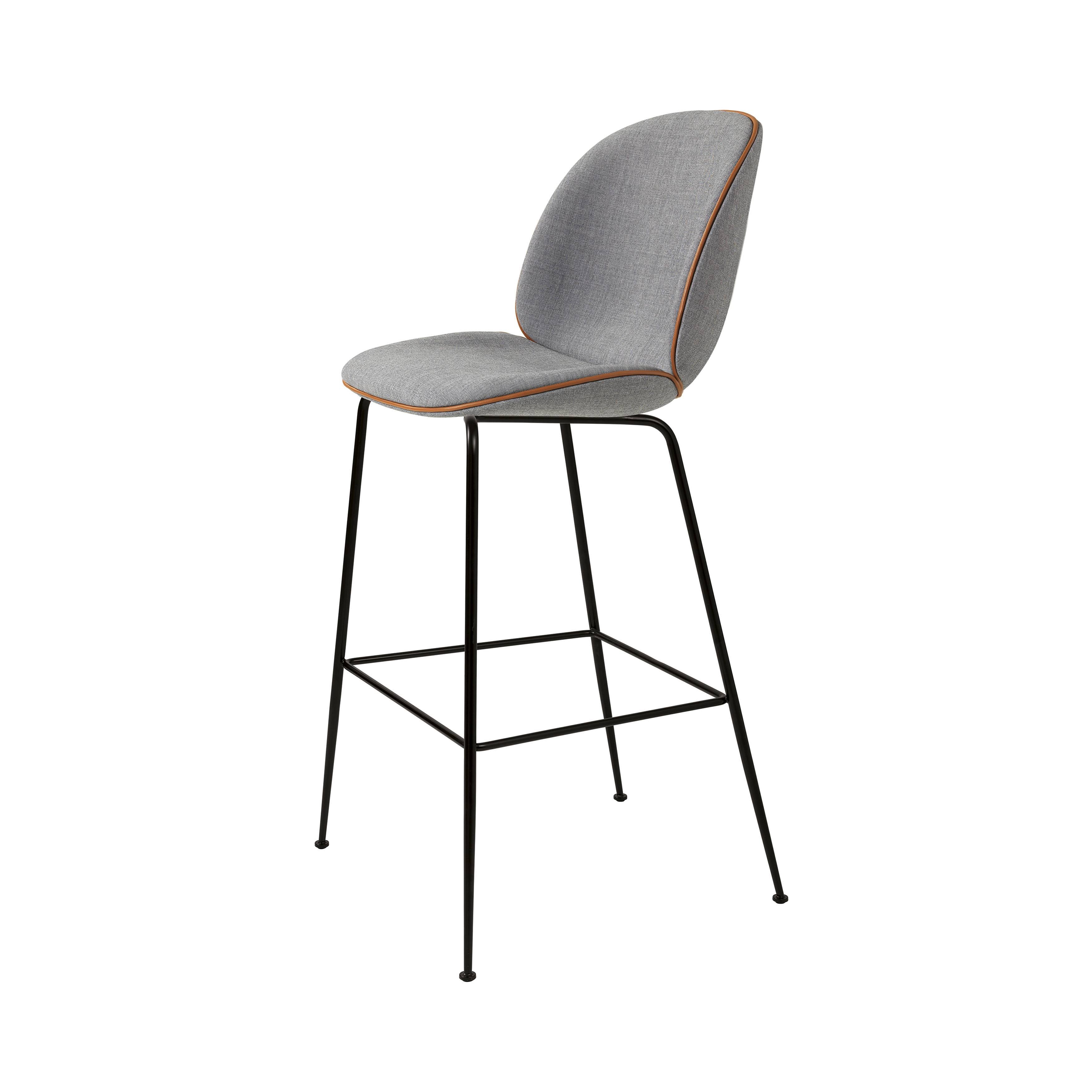 Beetle Bar + Counter Chair: Full Upholstery + Bar + Black Matt