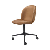 Beetle Meeting Chair: 4-Star Swivel Base with Castors + Full Upholstery + Black Matt