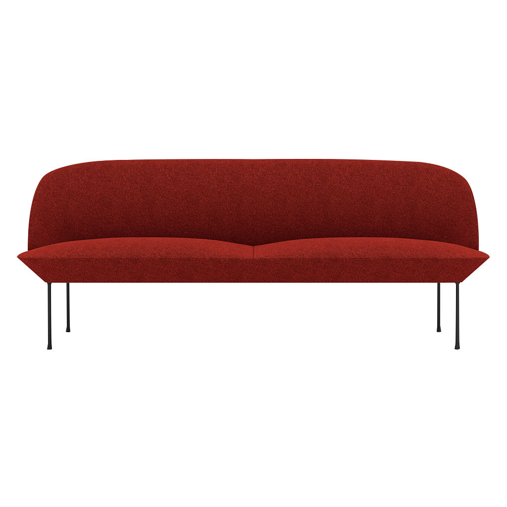 Oslo 3-Seater Sofa: Black