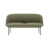 Oslo 2-Seater Sofa: Black
