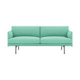 Outline 2-Seater Sofa: Black