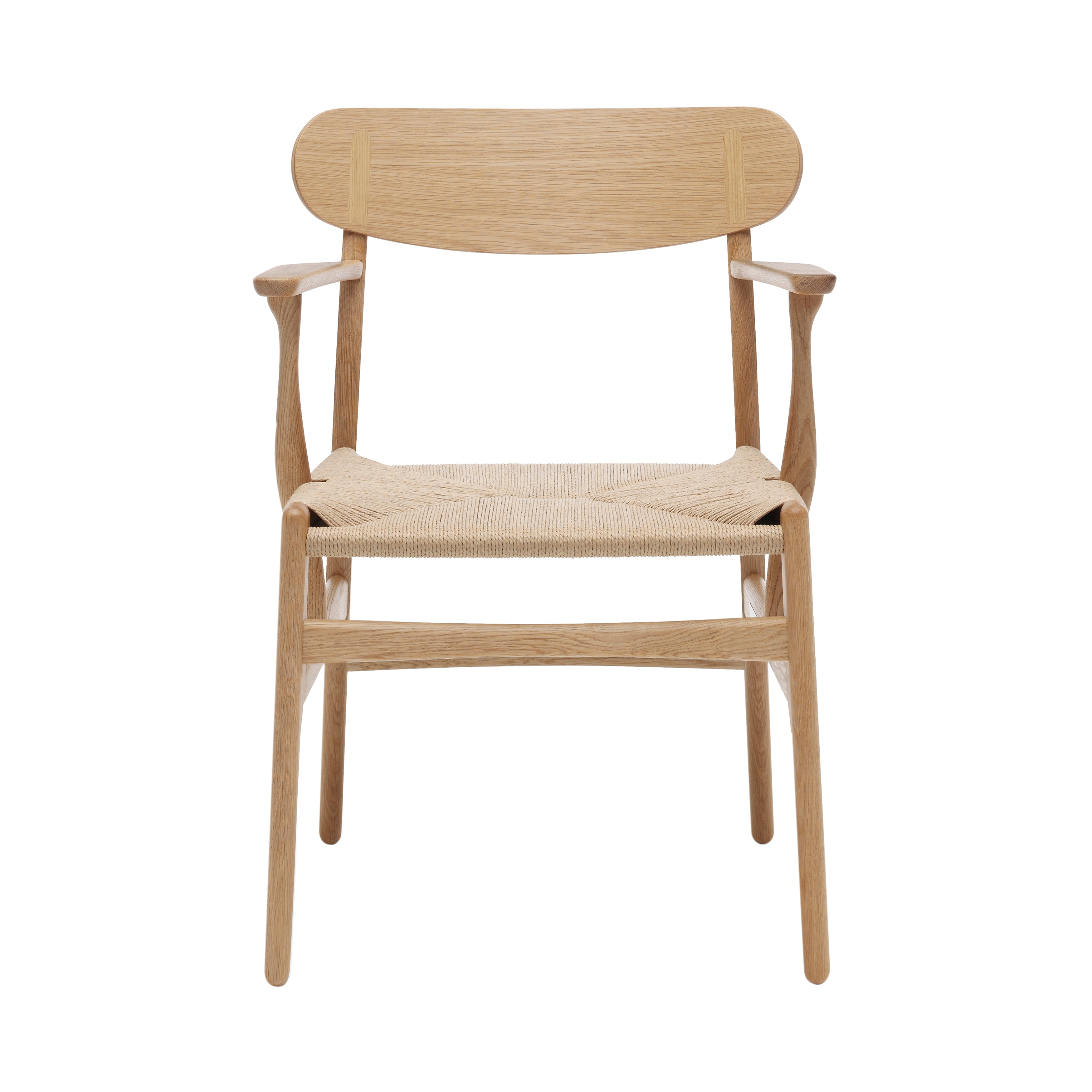 CH26 Dining Chair: Natural + Oiled Oak
