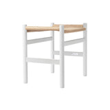 CH53 Footstool: High + Natural + Natural White Beech