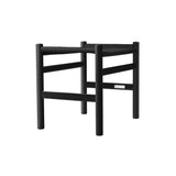 CH53 Footstool: Low + Black + Black Beech
