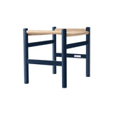 CH53 Footstool: Low + Natural + Blue Beech