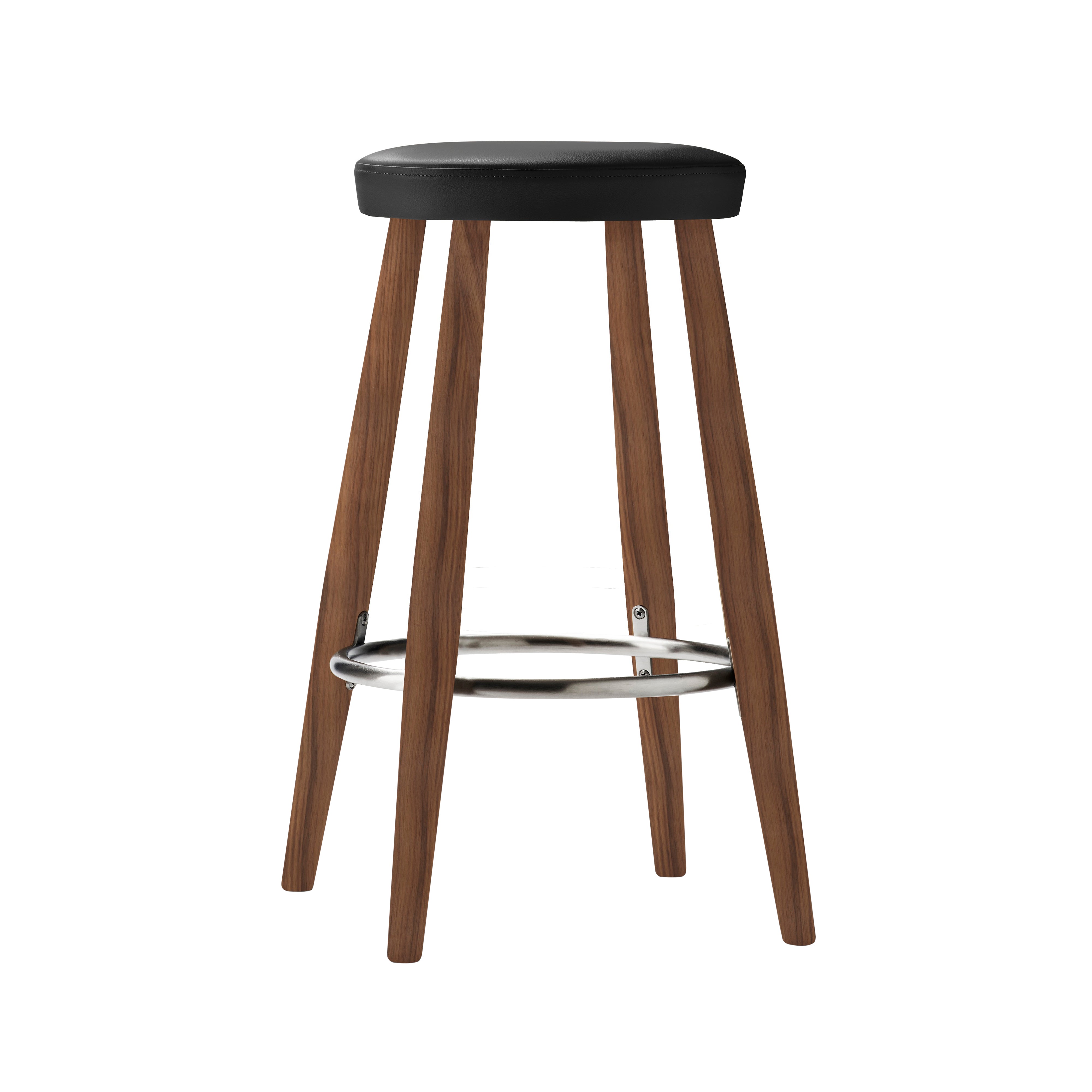 CH56 Bar + CH58 Counter Stool: Counter + Oiled Walnut