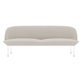 Oslo 3-Seater Sofa: Chrome