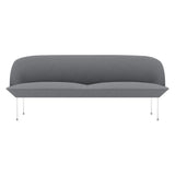 Oslo 3-Seater Sofa: Chrome